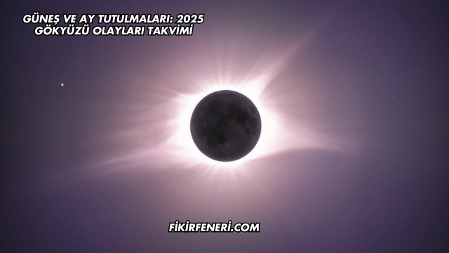 Güneş ve Ay Tutulmaları: 2025 Gökyüzü Olayları Takvimi