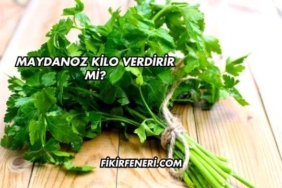 Maydanoz Kilo Verdirir mi?